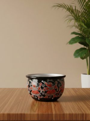 Aluminium Cup Handpainted Bengal Pattachitra