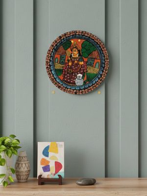 Aluminium Handpainted Wallhanging Pattachitra Bengal