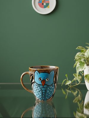 Ceramic Cup Handpainted Pattachitra Bengal