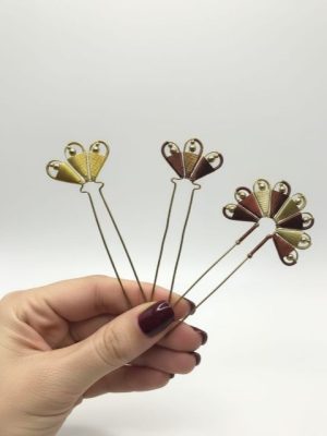 Dokra Hairclip Hairstick Hairpin Bunpin Brass Jewellery Metal