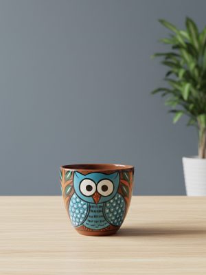 Handpainted Pattachitra Ceramic Cup Bengal