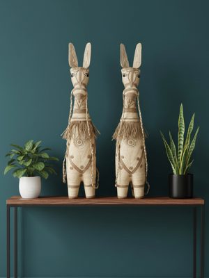 Homedecor Jute Handicraft Horses Handmade Bengal